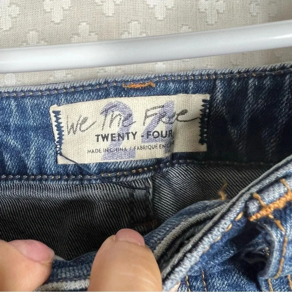 Free People We The Free Crvy High‎ Rise Vintage Shorts
